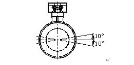 測(cè)量電極的軸線角度